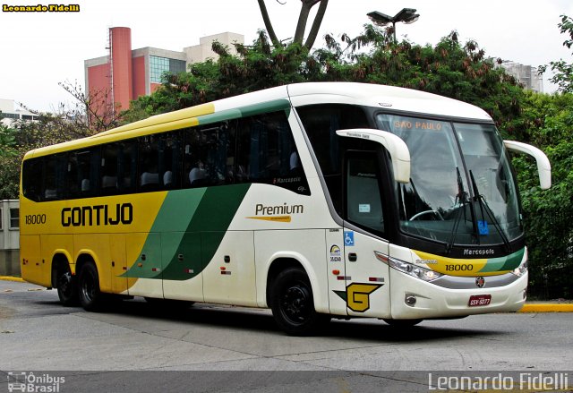 Empresa Gontijo de Transportes 18000 na cidade de São Paulo, São Paulo, Brasil, por Leonardo Fidelli. Número da foto: #2469408.