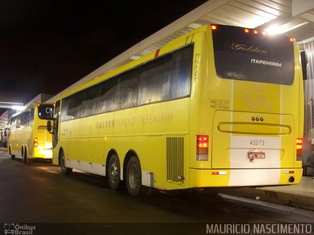 Viação Itapemirim 45273 na cidade de Belo Horizonte, Minas Gerais, Brasil, por Maurício Nascimento. Número da foto: #2468590.