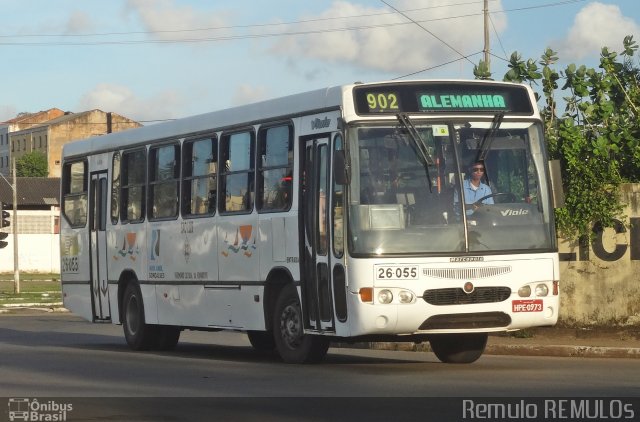 Viação Gonçalves 26-055 na cidade de São Luís, Maranhão, Brasil, por Romulo de Oliveira Clementino. Número da foto: #2469572.