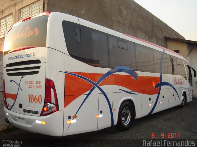 Cadatur Transportes e Turismo 1060 na cidade de Itu, São Paulo, Brasil, por Rafael Fernandes. Número da foto: #2510542.