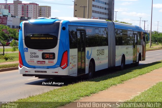 Urbi Mobilidade Urbana 33489 na cidade de Samambaia, Distrito Federal, Brasil, por David Borges. ID da foto: 2511228.