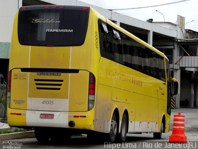 Viação Itapemirim 49005 na cidade de Rio de Janeiro, Rio de Janeiro, Brasil, por Filipe Lima. Número da foto: #2510068.