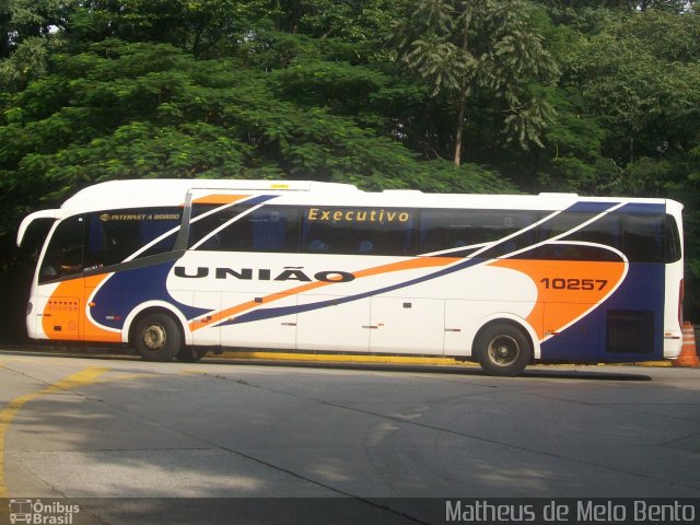 Expresso União 10257 na cidade de São Paulo, São Paulo, Brasil, por Matheus de Melo Bento. ID da foto: 2509591.