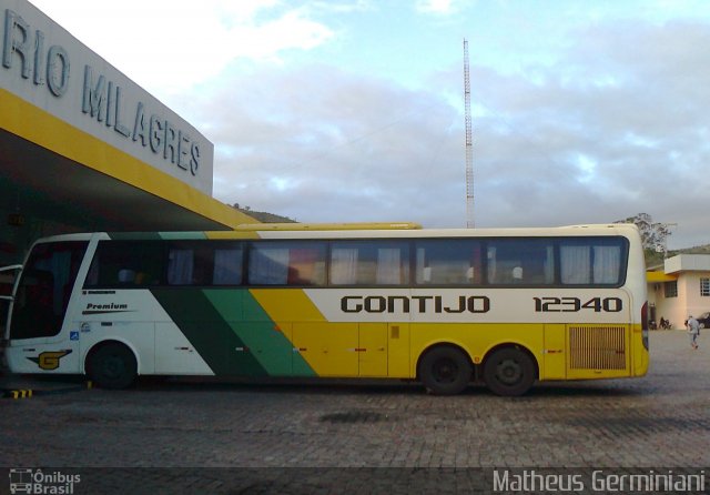 Empresa Gontijo de Transportes 12340 na cidade de Milagres, Bahia, Brasil, por Matheus Germiniani. Número da foto: #2509478.