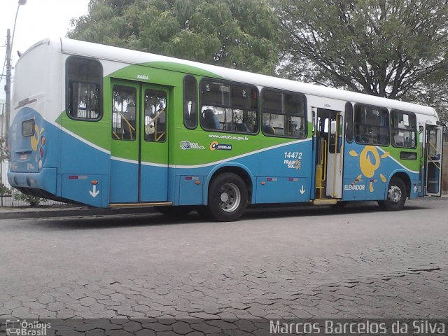 Viação Praia Sol 14472 na cidade de Vila Velha, Espírito Santo, Brasil, por Marcos Barcelos da Silva. Número da foto: #2510320.