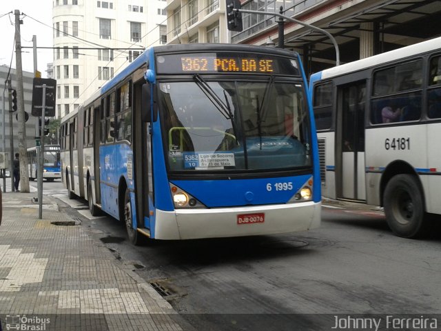 Viação Cidade Dutra 6 1995 na cidade de São Paulo, São Paulo, Brasil, por Johnny Ferreira. ID da foto: 2509539.