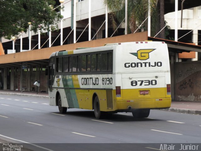 Empresa Gontijo de Transportes 8730 na cidade de Belo Horizonte, Minas Gerais, Brasil, por Altair Júnior. ID da foto: 2509953.