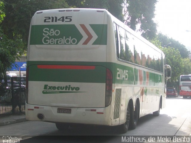 Cia. São Geraldo de Viação 21145 na cidade de São Paulo, São Paulo, Brasil, por Matheus de Melo Bento. Número da foto: #2510095.