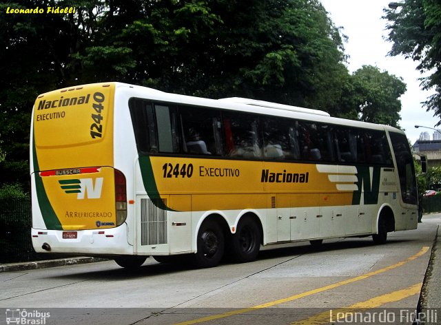 Viação Nacional 12440 na cidade de São Paulo, São Paulo, Brasil, por Leonardo Fidelli. Número da foto: #2509716.