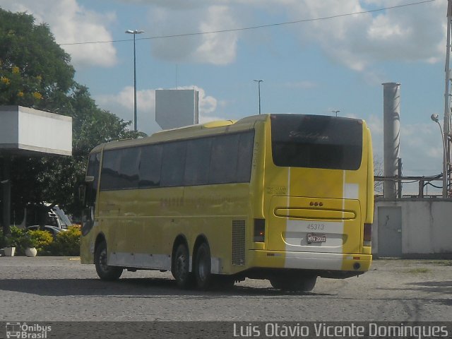 Viação Itapemirim 45313 na cidade de Campos dos Goytacazes, Rio de Janeiro, Brasil, por Luis Otávio Vicente Domingues. ID da foto: 2527380.