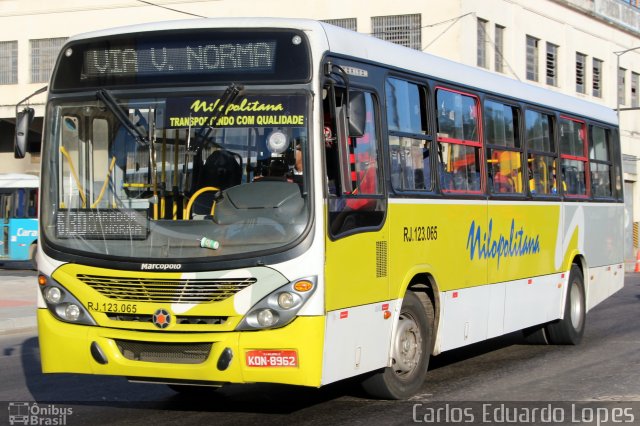 Viação Nilopolitana RJ 123.065 na cidade de Rio de Janeiro, Rio de Janeiro, Brasil, por Carlos Eduardo Lopes. ID da foto: 2527326.