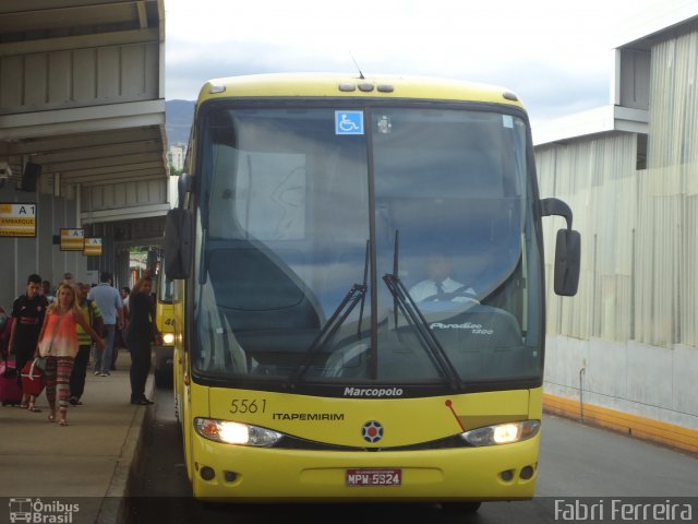 Viação Itapemirim 5561 na cidade de Belo Horizonte, Minas Gerais, Brasil, por Fabri Ferreira. Número da foto: #2526729.