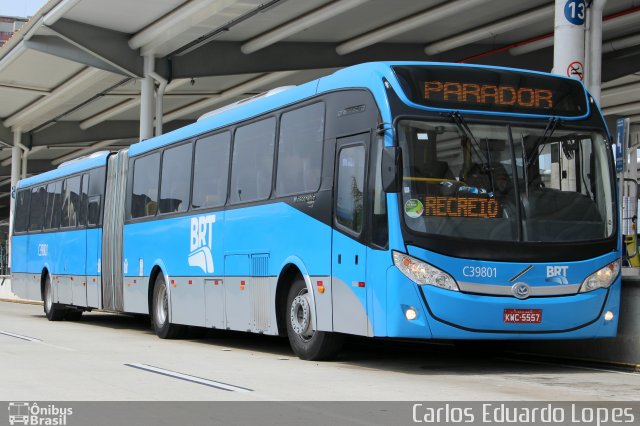 Transportes Santa Maria C39801 na cidade de Rio de Janeiro, Rio de Janeiro, Brasil, por Carlos Eduardo Lopes. Número da foto: #2527471.