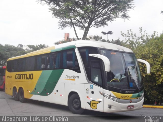 Empresa Gontijo de Transportes 18500 na cidade de São Paulo, São Paulo, Brasil, por Alexandre  Luis de Oliveira. Número da foto: #2527489.