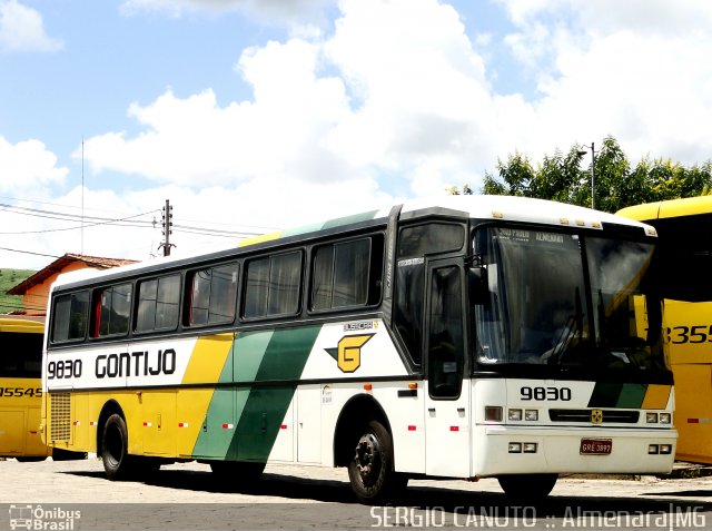 Empresa Gontijo de Transportes 9830 na cidade de Almenara, Minas Gerais, Brasil, por Sérgio Augusto Braga Canuto. ID da foto: 2527942.