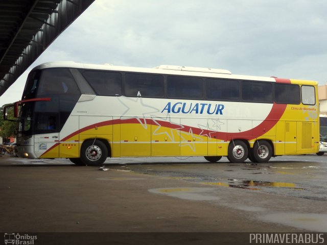 Aguatur Transporte e Turismo 1007 na cidade de Primavera do Leste, Mato Grosso, Brasil, por Alexandre Rodrigo. ID da foto: 2526268.