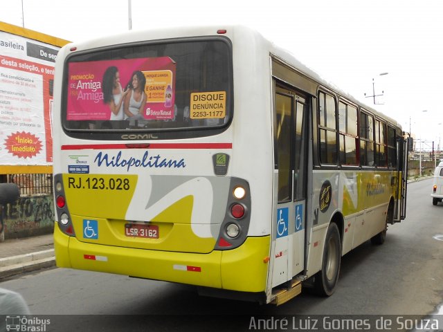 Viação Nilopolitana RJ 123.028 na cidade de Nova Iguaçu, Rio de Janeiro, Brasil, por André Luiz Gomes de Souza. Número da foto: #2526793.