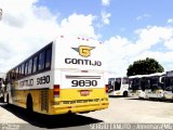 Empresa Gontijo de Transportes 9830 na cidade de Almenara, Minas Gerais, Brasil, por Sérgio Augusto Braga Canuto. ID da foto: :id.