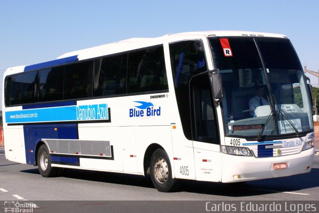 VIDA - Viação Danúbio Azul 4005 na cidade de São Paulo, São Paulo, Brasil, por Carlos Eduardo Lopes. ID da foto: 2528602.