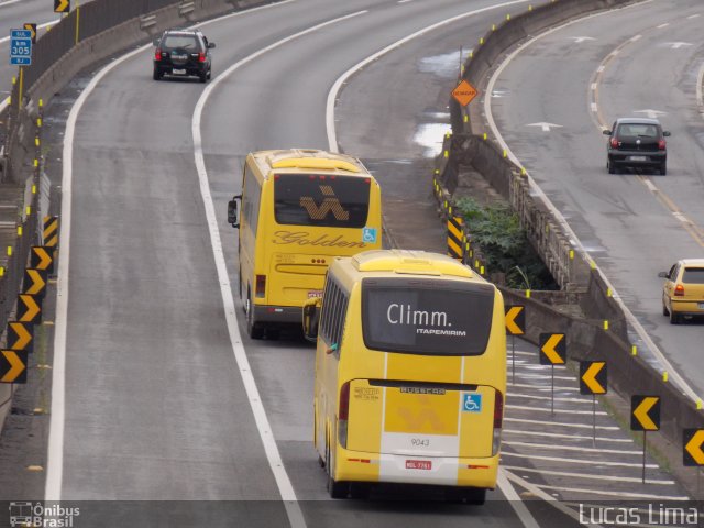 Viação Itapemirim 9043 na cidade de Resende, Rio de Janeiro, Brasil, por Lucas Lima. Número da foto: #2529297.
