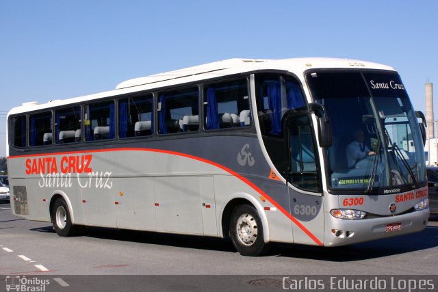 Viação Santa Cruz 6300 na cidade de São Paulo, São Paulo, Brasil, por Carlos Eduardo Lopes. Número da foto: #2528597.