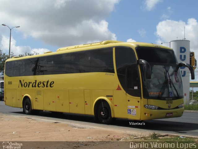 Viação Nordeste 8090 na cidade de Parnamirim, Rio Grande do Norte, Brasil, por Danilo Vitorino Lopes. Número da foto: #2529444.