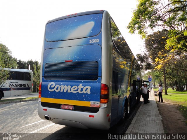 Viação Cometa 3300 na cidade de Curitiba, Paraná, Brasil, por Reginaldo Levinski da Silva. ID da foto: 2529527.