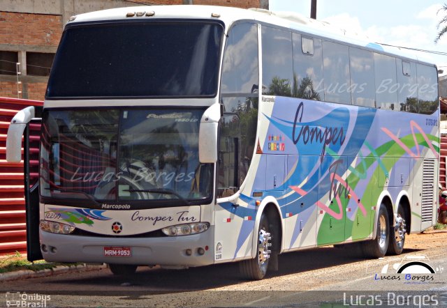 ComperTur Transportes Turísticos 12200 na cidade de Araxá, Minas Gerais, Brasil, por Lucas Borges . Número da foto: #2528733.