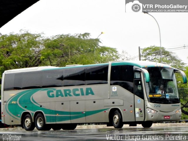 Viação Garcia 7312 na cidade de Maringá, Paraná, Brasil, por Victor Hugo Guedes Pereira. ID da foto: 2530012.