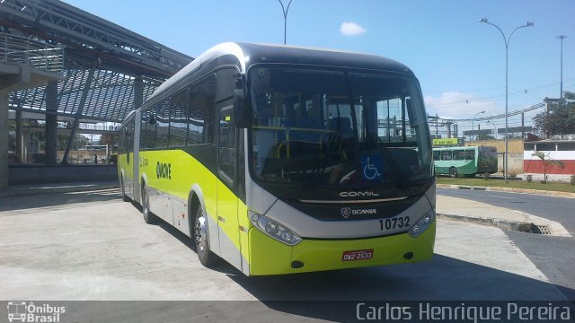 Milênio Transportes 10732 na cidade de Belo Horizonte, Minas Gerais, Brasil, por Carlos Henrique Pereira. Número da foto: #2530111.