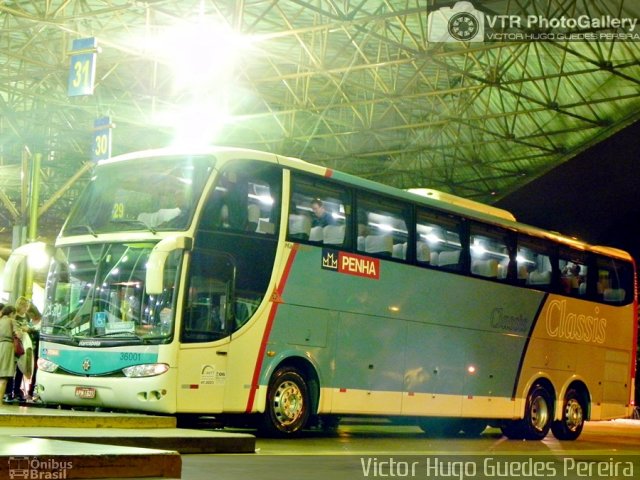 Empresa de Ônibus Nossa Senhora da Penha 36001 na cidade de Maringá, Paraná, Brasil, por Victor Hugo Guedes Pereira. ID da foto: 2530850.