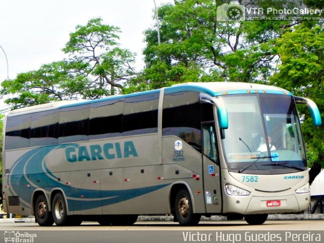 Viação Garcia 7582 na cidade de Maringá, Paraná, Brasil, por Victor Hugo Guedes Pereira. ID da foto: 2530845.