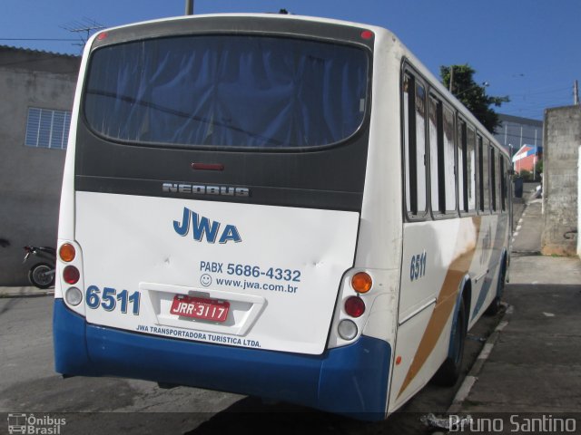 JWA Turismo 6511 na cidade de Embu das Artes, São Paulo, Brasil, por Bruno Santino. Número da foto: #2530685.