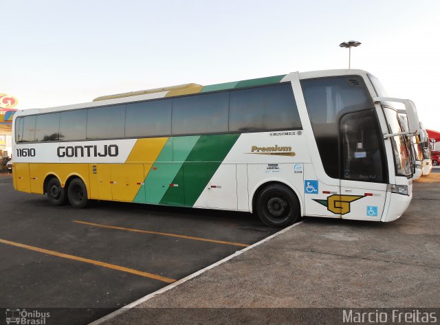 Empresa Gontijo de Transportes 11610 na cidade de Ribeirão Preto, São Paulo, Brasil, por Marcio Freitas. ID da foto: 2531386.