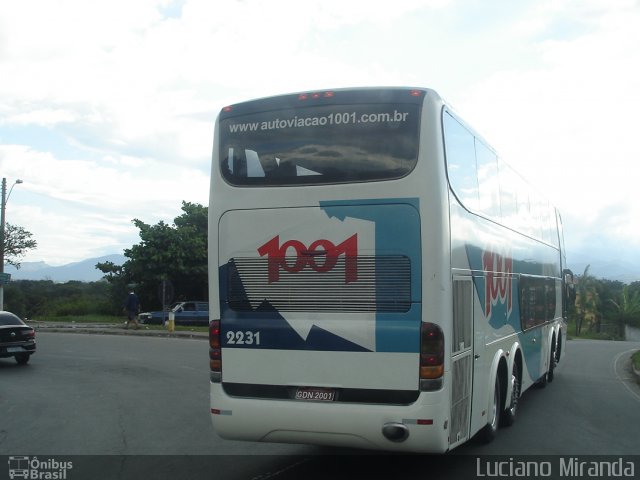 Auto Viação 1001 2231 na cidade de Resende, Rio de Janeiro, Brasil, por Luciano Miranda. ID da foto: 2530081.