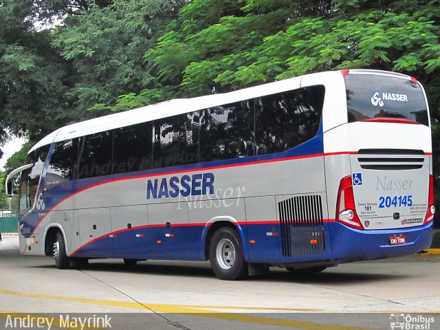 Viação Nasser 204145 na cidade de São Paulo, São Paulo, Brasil, por Andrey Gustavo. ID da foto: 2532289.