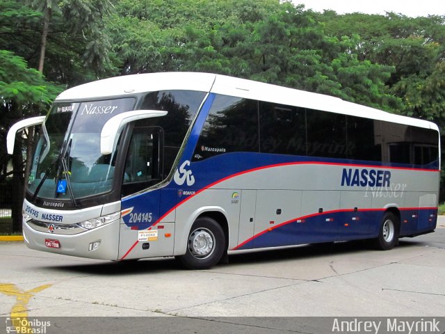 Viação Nasser 204145 na cidade de São Paulo, São Paulo, Brasil, por Andrey Gustavo. ID da foto: 2532299.