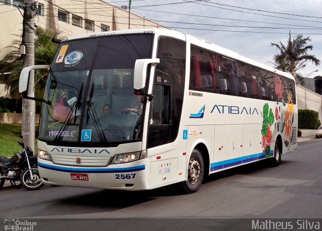 Viação Atibaia São Paulo 2567 na cidade de Atibaia, São Paulo, Brasil, por Matheus Silva. Número da foto: #2533244.