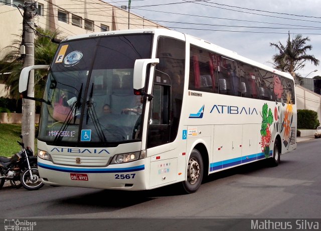 Viação Atibaia São Paulo 2567 na cidade de Atibaia, São Paulo, Brasil, por Matheus Silva. ID da foto: 2533244.