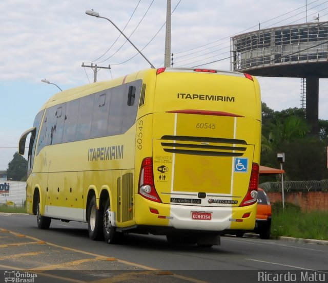 Viação Itapemirim 60545 na cidade de Curitiba, Paraná, Brasil, por Ricardo Matu. ID da foto: 2532579.