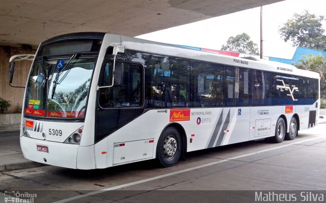 Metra - Sistema Metropolitano de Transporte 5309 na cidade de Santo André, São Paulo, Brasil, por Matheus Silva. ID da foto: 2533258.