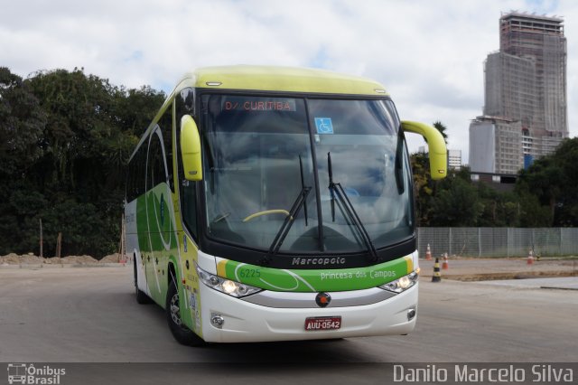 Expresso Princesa dos Campos 6225 na cidade de Curitiba, Paraná, Brasil, por Danilo Marcelo Silva. Número da foto: #2532718.