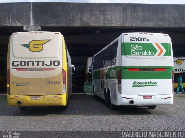 Empresa Gontijo de Transportes 11595 na cidade de Belo Horizonte, Minas Gerais, Brasil, por Maurício Nascimento. ID da foto: 2532670.