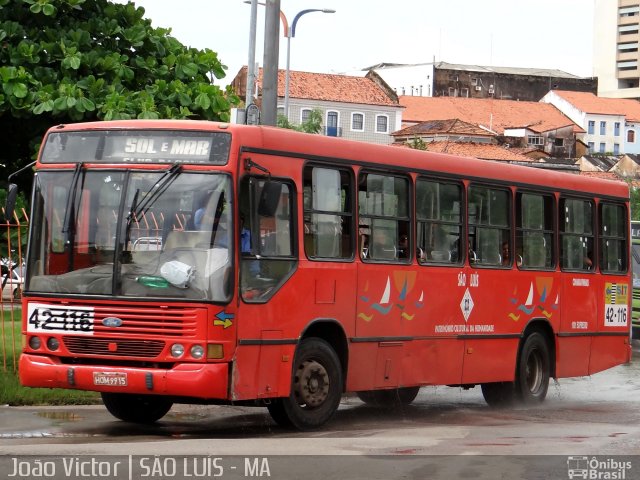 1001 Expresso 42-116 na cidade de São Luís, Maranhão, Brasil, por João Victor. ID da foto: 2532887.