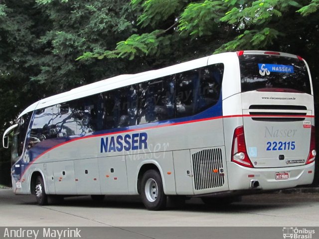 Viação Nasser 222115 na cidade de São Paulo, São Paulo, Brasil, por Andrey Gustavo. ID da foto: 2532284.