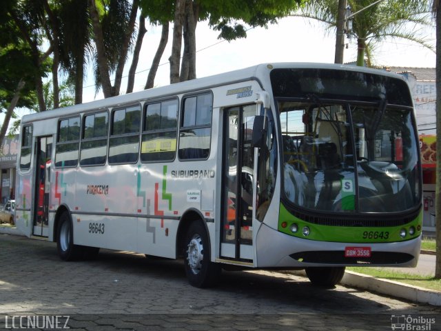 Viação Piracema de Transportes 96643 na cidade de Itapetininga, São Paulo, Brasil, por Luis Nunez. Número da foto: #2533038.