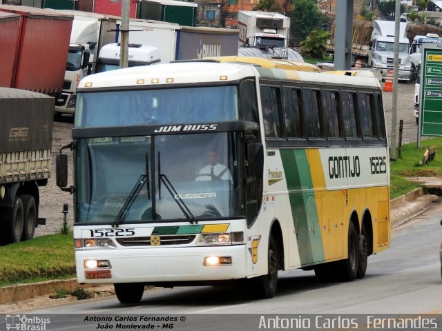 Empresa Gontijo de Transportes 15225 na cidade de João Monlevade, Minas Gerais, Brasil, por Antonio Carlos Fernandes. ID da foto: 2533404.