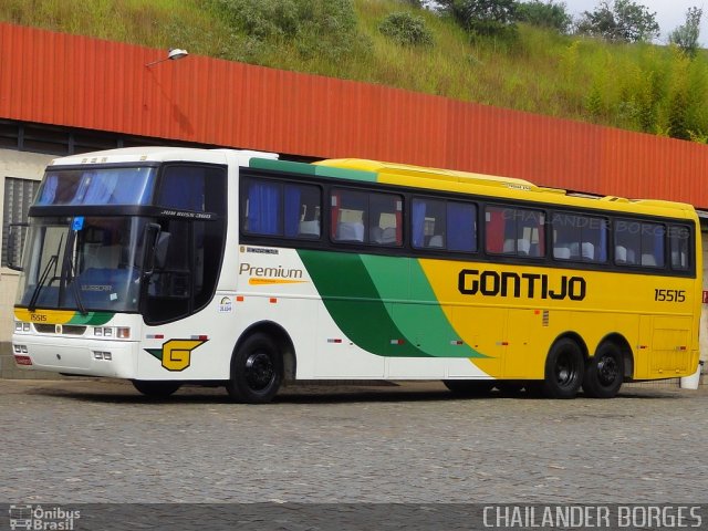 Empresa Gontijo de Transportes 15515 na cidade de João Monlevade, Minas Gerais, Brasil, por C.   Borges. ID da foto: 2533508.