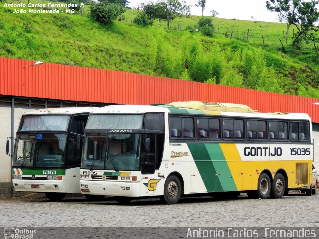 Empresa Gontijo de Transportes 15035 na cidade de João Monlevade, Minas Gerais, Brasil, por Antonio Carlos Fernandes. Número da foto: #2533402.