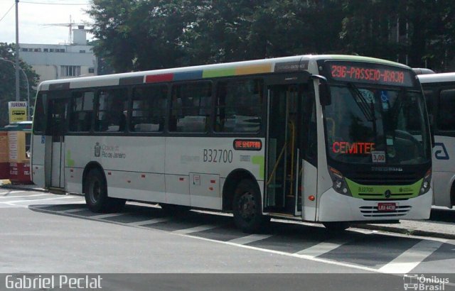 Viação Pavunense B32700 na cidade de Rio de Janeiro, Rio de Janeiro, Brasil, por Gabriel Peclat. Número da foto: #2533477.